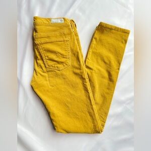 AG Adriano Goldschmied The Stevie Slim Straight Corduroy Jeans Size 27R